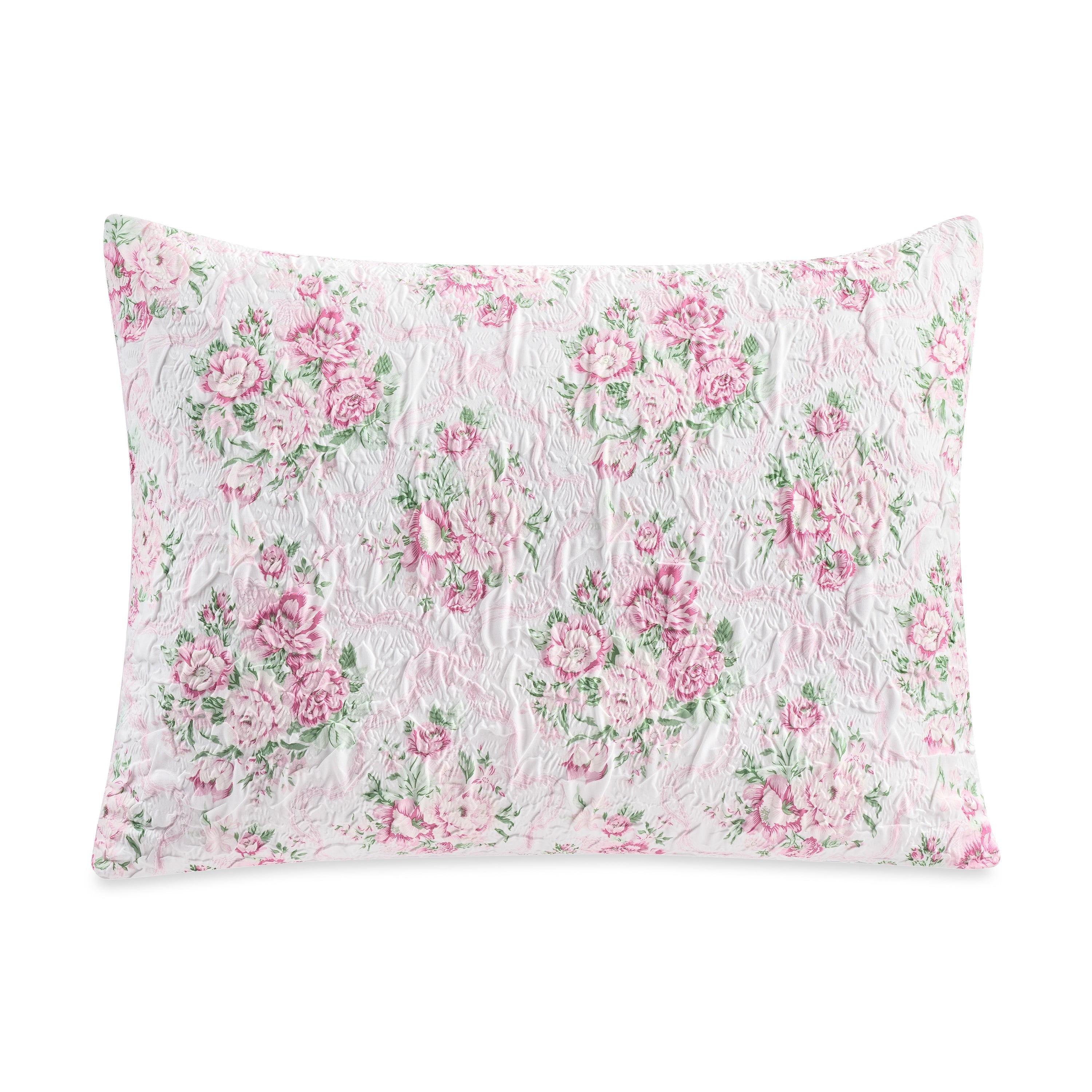 Hypoallergenic Cloud 2-Piece Coquette Floral Pink Comforter Set, Twin/Twin XL - All-Season Down Alternative Comforter Insert Detail