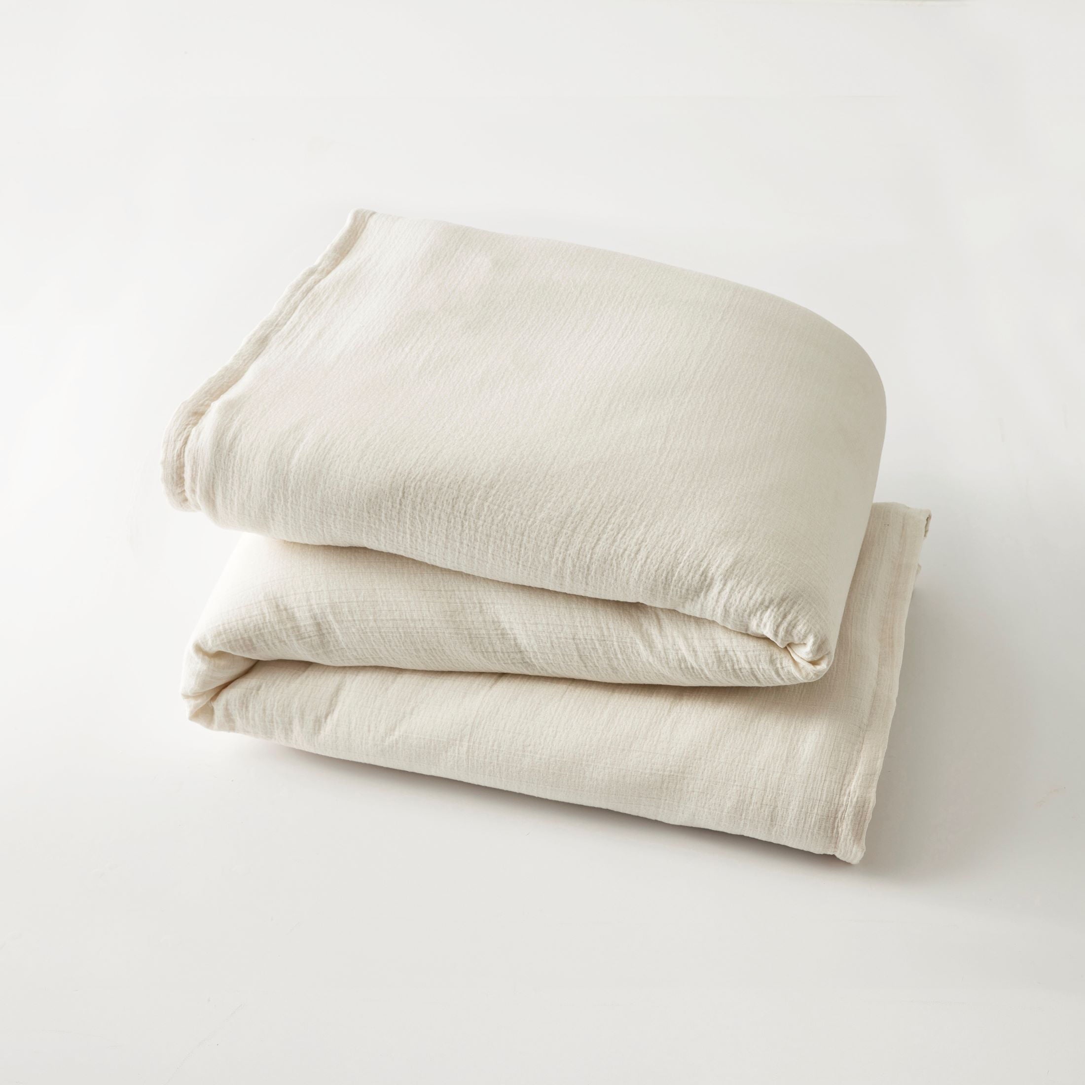 Hypoallergenic Cloud 3-Piece Cream Gauze Comforter Set, Adult Full/Queen - Hypoallergenic Ultra-Fluffy Quilt for Winter Detail
