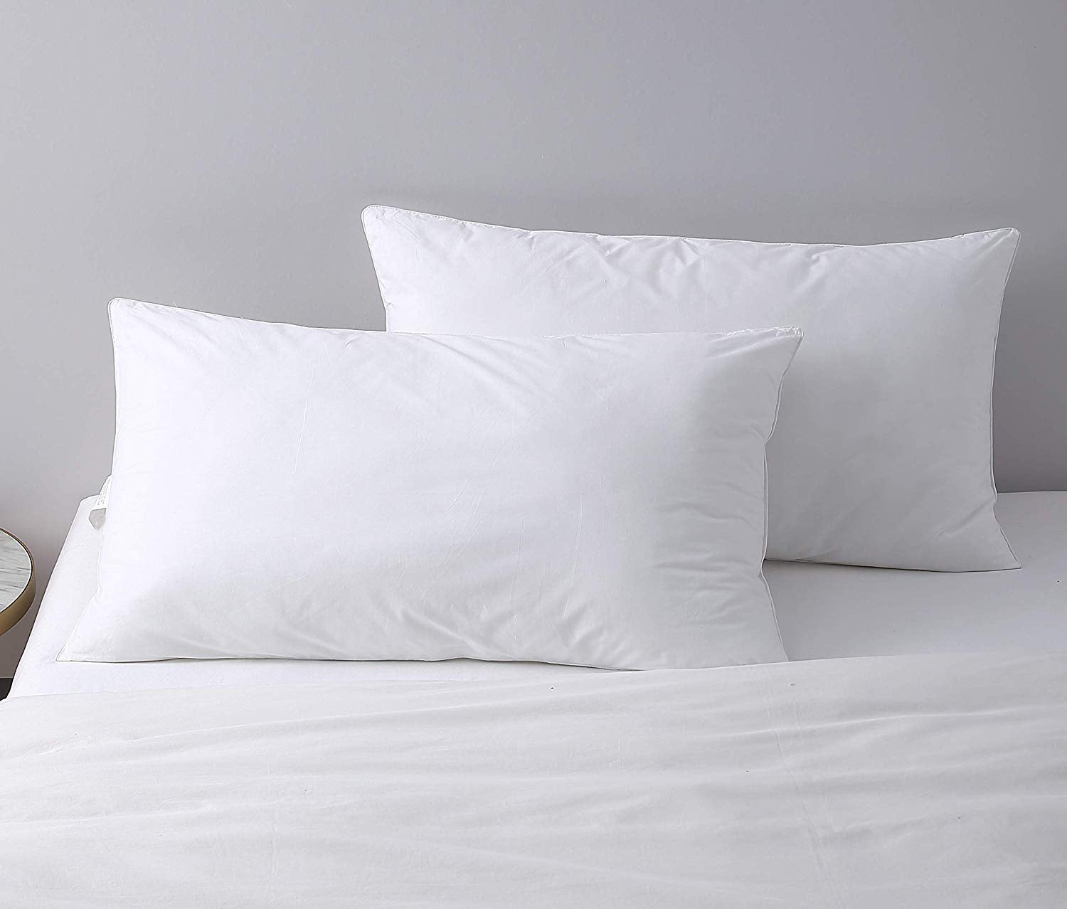 Fluffy Shredded Bed Pillows King Size Pillows Set of 2, Pillows for Sleeping,Polyester Microfiber Cover,Super Soft Set of 2(... - Orthopedic Shredded Foam Bed Pillow Set Detail