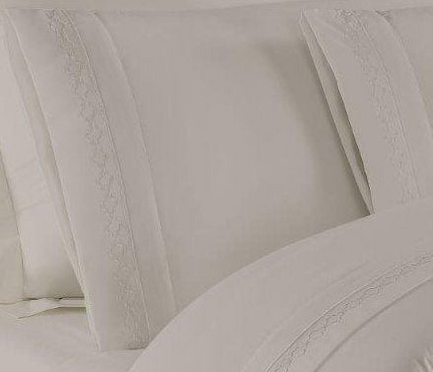 Wrinkle-Resistant Luxury Silver Gray Microfiber bed Sheet Sets, 4-pieces, Twin size - Luxury Bed Sheet Set with Deep Pockets Detail