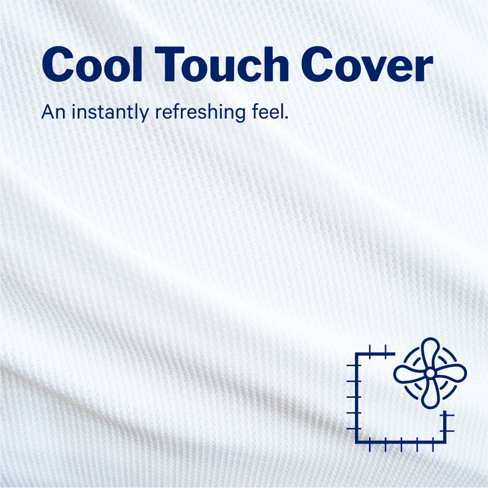 Decorative Plump Essential Cooling Foam Pillow, Standard - Ergonomic Memory Foam Pillow for Neck Pain Support Detail