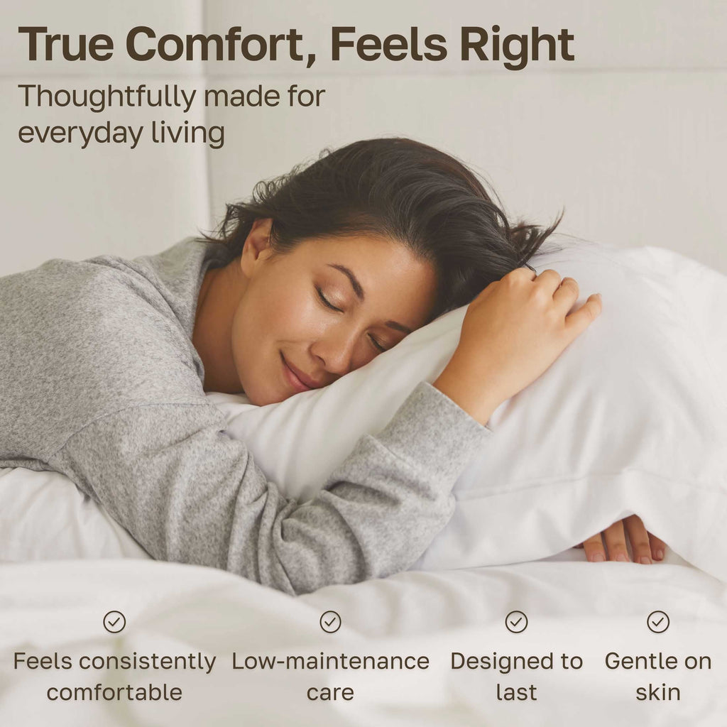 Premium Egyptian Cotton 100% Cotton Queen Sheets Set - 600 Thread Count 100% Cotton Sheets Queen, Sateen Deep Pocket Adult/Teen 4 Piece Bed Sh - Premium Ultra-Soft Pillowcase Pair for Sleeping Detail