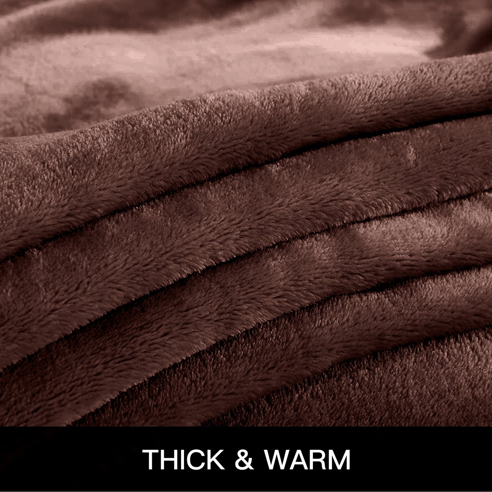 Reversible Sherpa Throw Blanket, Fuzzy & Plush Warm Fleece Blanket, Throw Size Coffee Blankets for Couch Beds, Machine Washable Blanket... - Super Soft Reversible Sherpa Flannel Blanket Detail