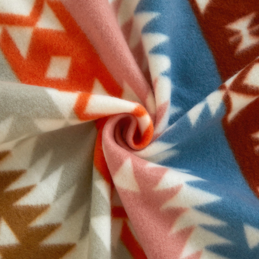 Lightweight Warm Stripe Fleece Throw - Lightweight Plush Warm Blanket for All Seasons Detail