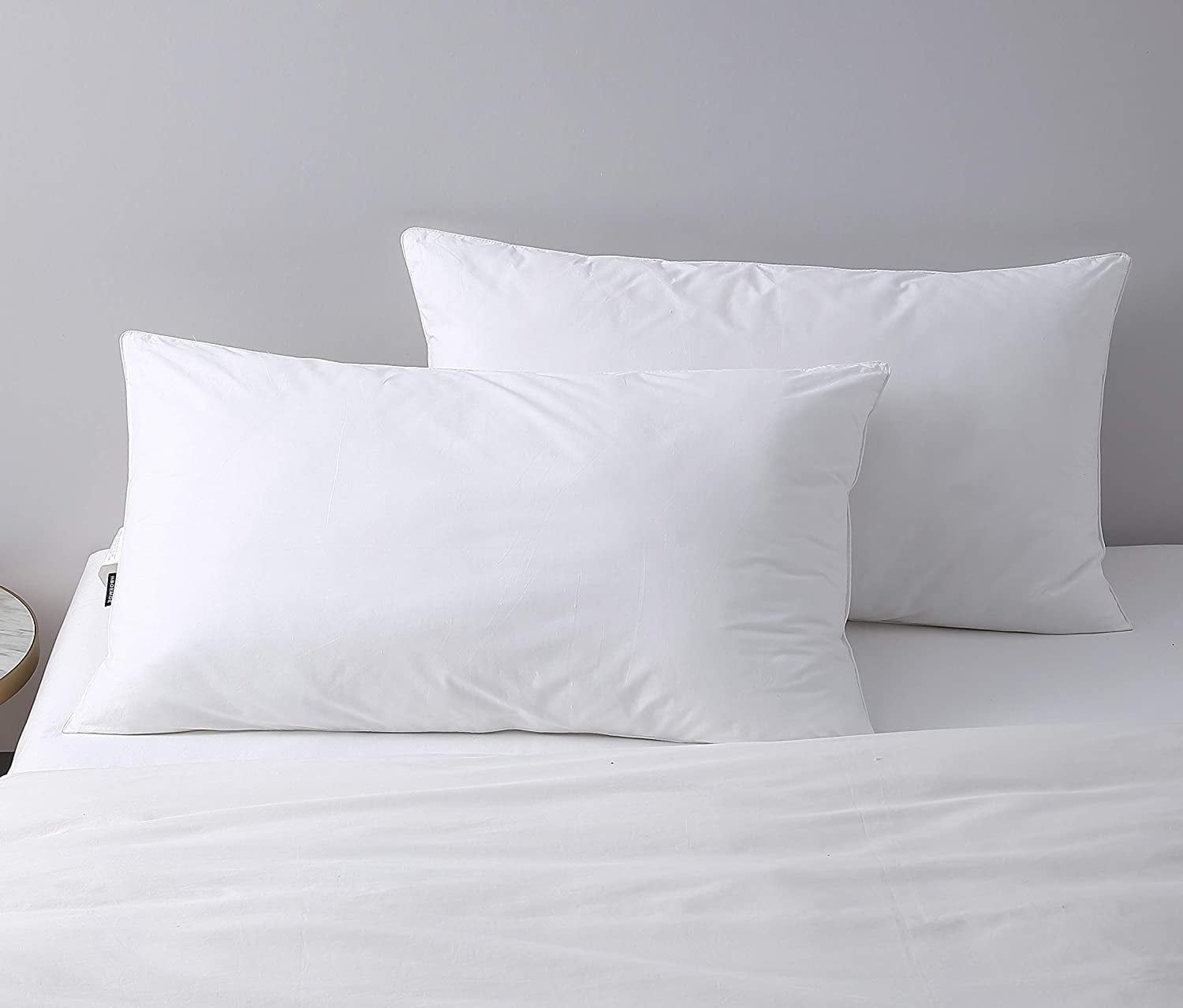 Fluffy Shredded Bed Pillows King Size Pillows Set of 2, Pillows for Sleeping,Polyester Microfiber Cover,Super Soft Set of 2(... - Orthopedic Shredded Foam Bed Pillow Set Detail