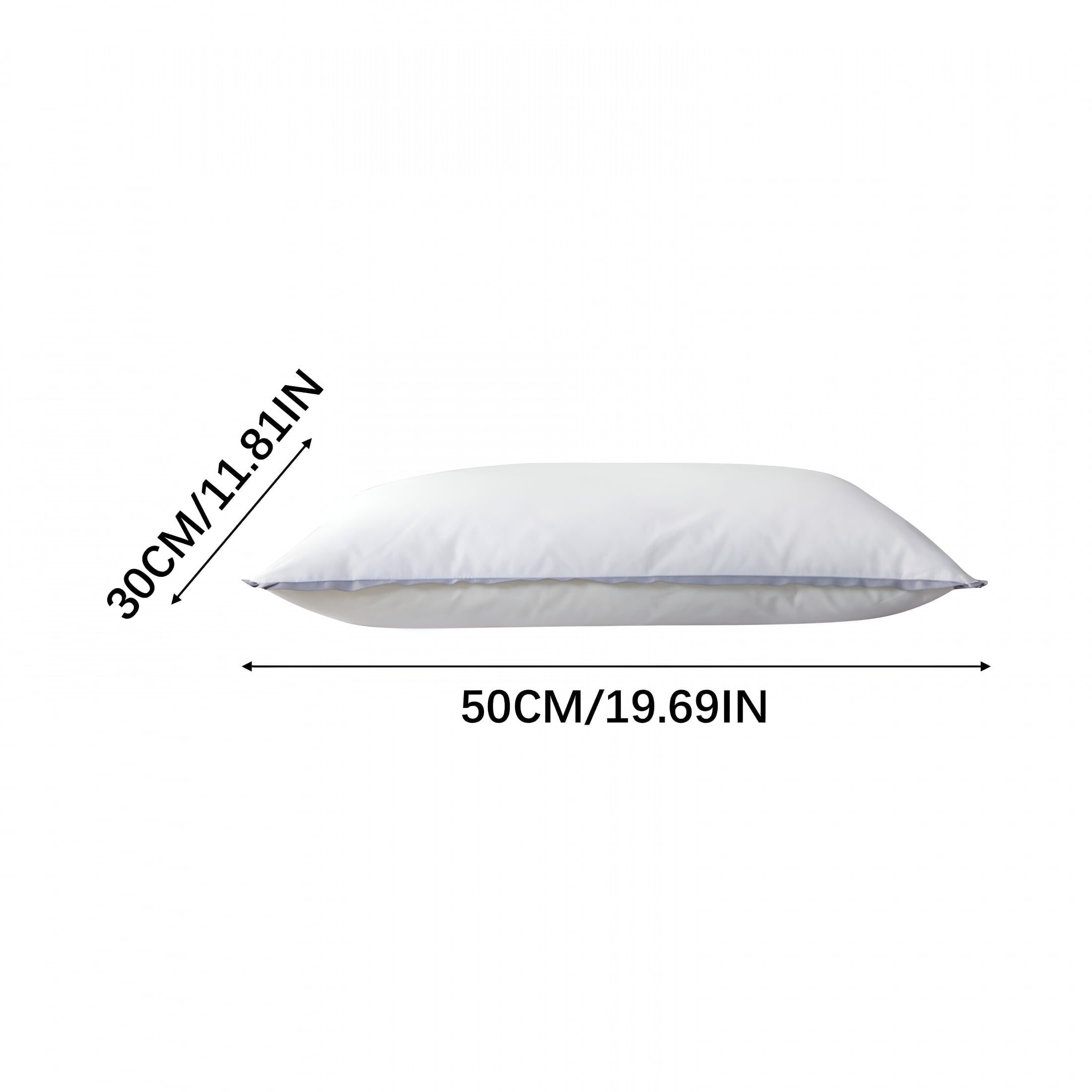 Ergonomic Memory Foam Flat Pillows for Sleeping Thin,Ultra Thin Pillow,Adjustable Shredded Memory Foam Pillows for Side,Back,Stomach Sleepe... - Ergonomic Memory Foam Pillow for Neck Pain Support Detail