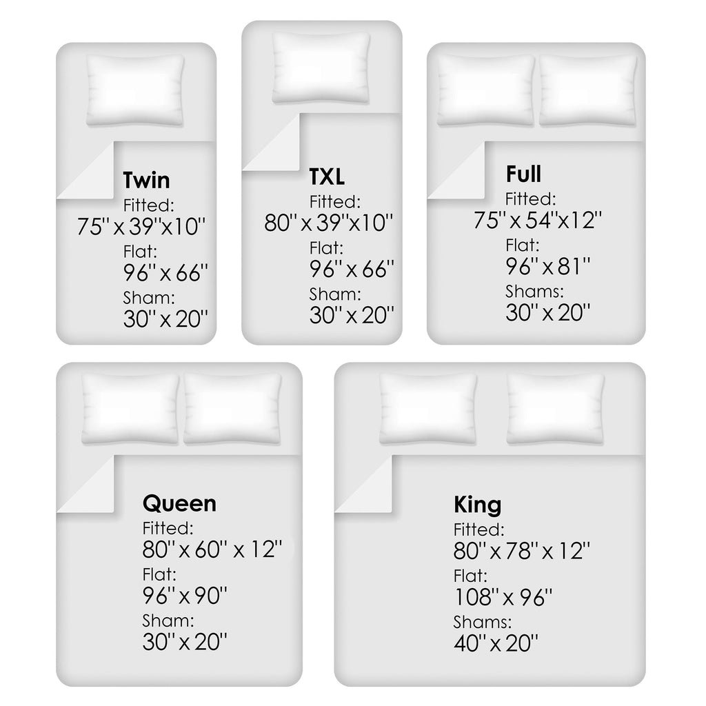 Cooling Sateen Set- 3 Piece Bed Linens-Fitted & Flat s, Plus A Pillowcase-Wrinkle, Stain & Fade Resistant (Twin, White) - Premium Ultra-Soft Pillowcase Pair for Sleeping Detail