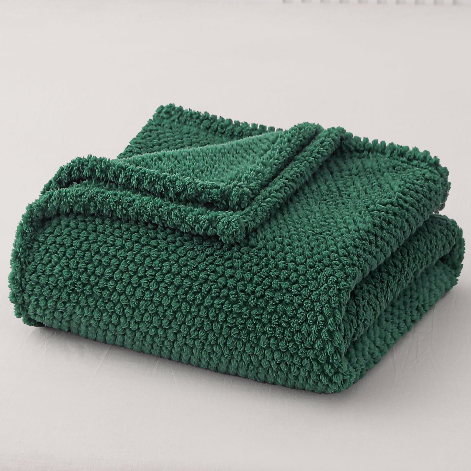 Super Soft Flannel Fuzzy Fleece 50"x70" Throw Blanket for Couch, Fluffy Warm Soft Jacquard Blankets for Fall Winter, Lightweight and Coz... - Cozy Fleece Throw Blanket for Couch & Bed Detail