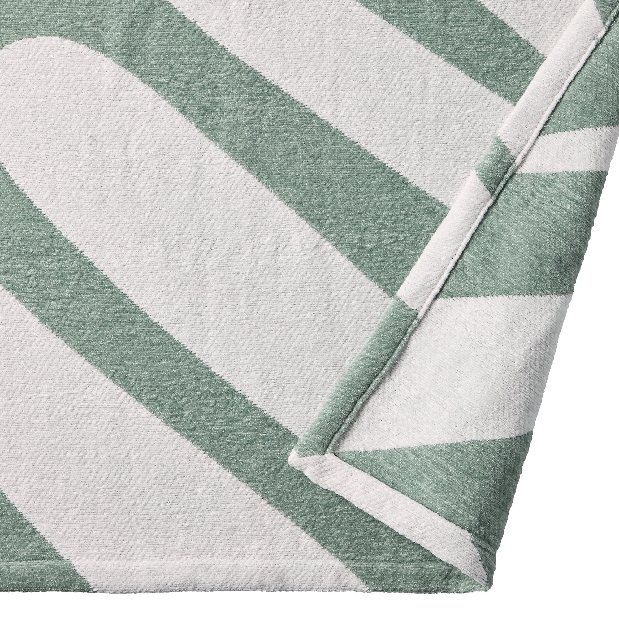 Super Soft Flannel Chenille Jacquard Soft Throw Blanket, Soft Sea - Lightweight Plush Warm Blanket for All Seasons Detail