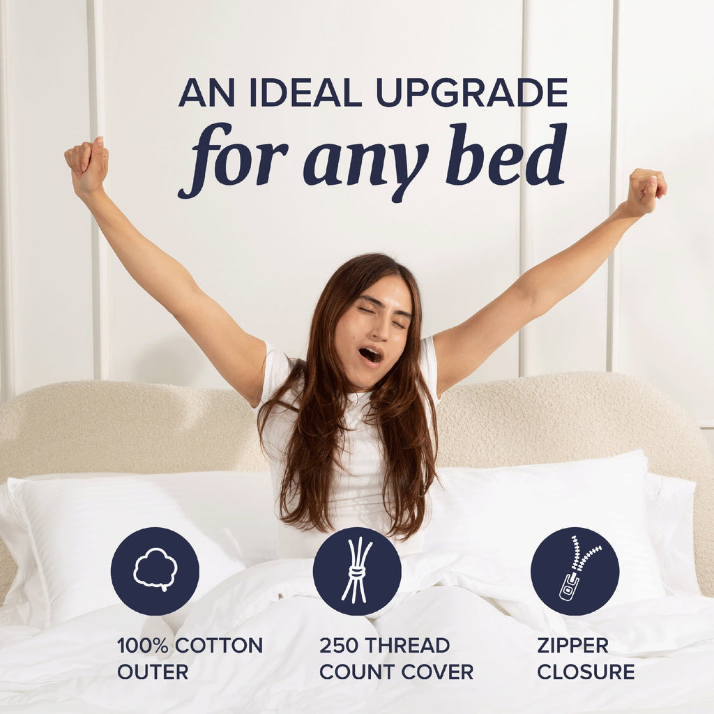 Hotel Collection Customizable Memory Foam Queen Pillow 1Pack, Adult - Ergonomic Memory Foam Pillow for Neck Pain Support Detail