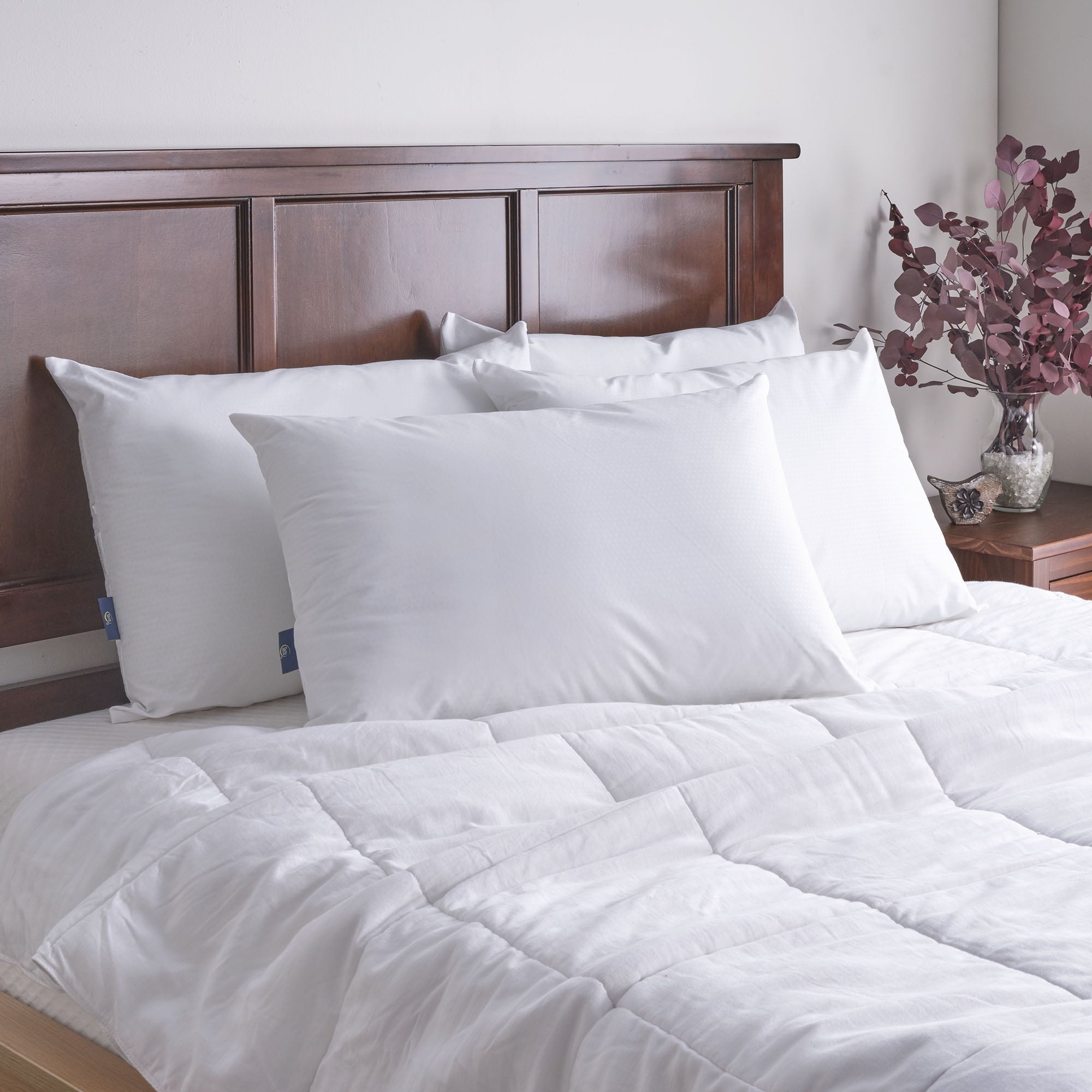 Fluffy Shredded Cooling Pillow - 2 Pack - Hotel Quality Plush Sleeping Pillows Detail