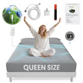 Premium Egyptian Cotton Grounding Sheets Queen Size 90% Organic Cotton + 10% Pure Silver Fitted Bed Sheet Gray Fiber Grounding Sheet Earth Ce... - Cooling Hotel Quality Bedding Sheets and Pillowcases - Default Title