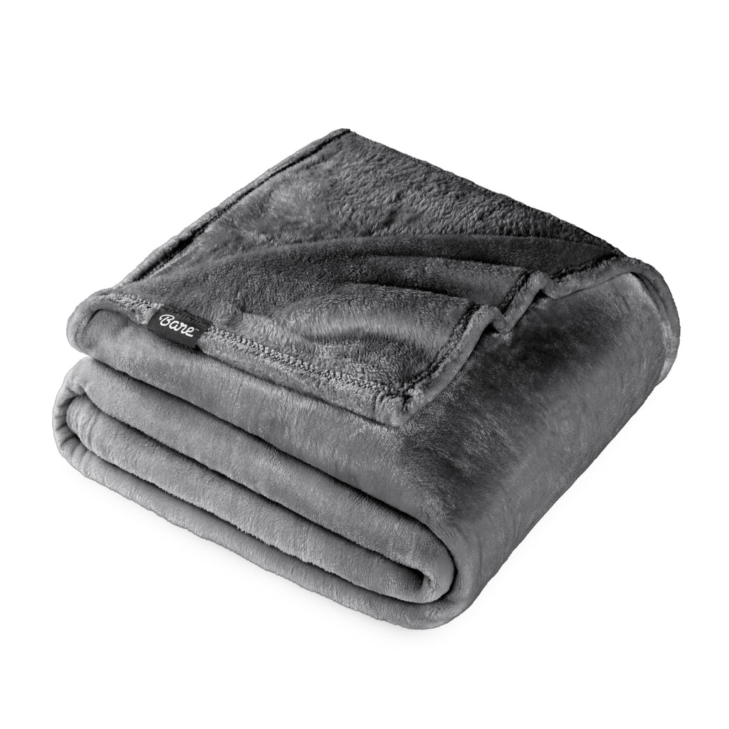 Lightweight Warm Microplush Fleece Blanket - 300 GSM - Fuzzy Microfleece - Soft & Plush - Full/Queen, Gray - Cozy Fleece Throw Blanket for Couch & Bed - Default Title