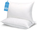 Orthopedic Support Bed Pillows 2-Pack Queen Size Luxury Hotel Pillow for Side and Back Sleeper Pillows for Bed with Cooling Cover - Ergonomic Memory Foam Pillow for Neck Pain Support - Default Title