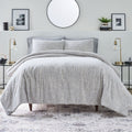 Hypoallergenic Cloud Better Homes & Garden Grey Chenille 3-Piece Comforter Set, Full/Queen, All Ages - Hypoallergenic Ultra-Fluffy Quilt for Winter - Default Title