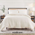 Hypoallergenic Cloud 3-Piece Cream Gauze Comforter Set, Adult Full/Queen - Hypoallergenic Ultra-Fluffy Quilt for Winter - Default Title