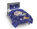 All-Season Dream Kids 2 Piece Blue Reversible Comforter and Pillowcase Bedding Set, Twin/Full - Luxurious Quilted Duvet Cover Set - Default Title