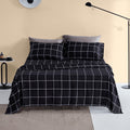 Wrinkle-Resistant Full Bed Sheet Set, 4 Pieces Breathable & Super Soft, Easy Care Printed Microfiber with Deep Pocket & Envelope Closur... - Premium Ultra-Soft Pillowcase Pair for Sleeping - Default Title