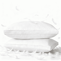 Decorative Plump Goose Feather & Down Pillow King Size 20"x36" – Hotel Quality Bed Pillow for Sleeping, 100% Organic Cotton Cover, Hyp... - Orthopedic Shredded Foam Bed Pillow Set - Default Title