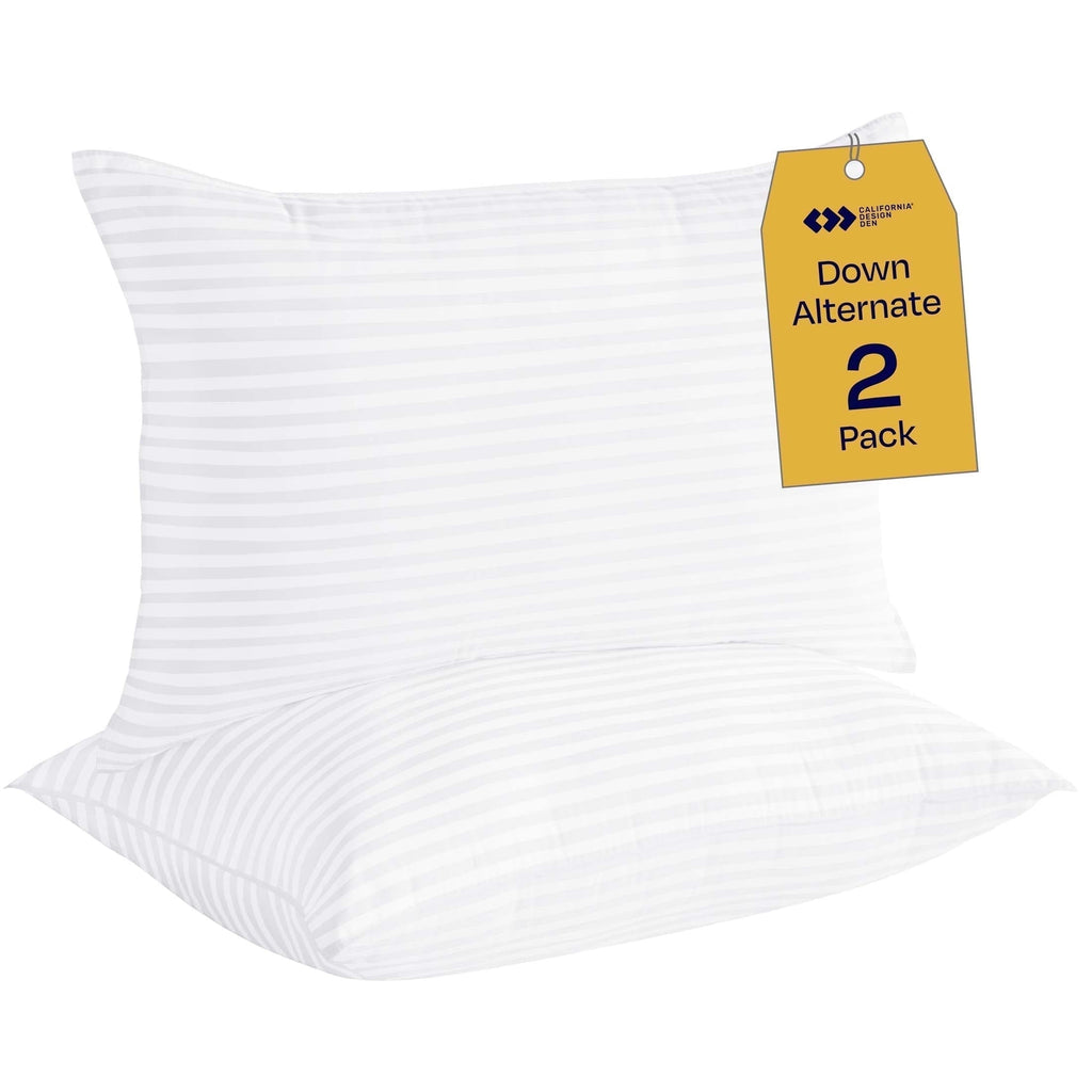 Decorative Plump 2-Pack Comfort Bed Pillows Standard size set of 2 for Sleeping, Pillows, for Back, Stomach or Side Sleepers, 20 x 26 ... - Orthopedic Shredded Foam Bed Pillow Set - Default Title