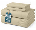 Cooling Sateen 100% Cotton Sheets Set – 4 Piece Cal King Bed Sheet, Soft & Comfy All Season Breathable Percale Weave, 15” Snug Fit D... - Breathable Egyptian Cotton Flat & Fitted Sheets - Default Title