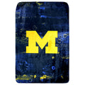Lightweight Warm Michigan Wolverines Sublimated Soft Throw Blanket, 42" x 60" - Super Soft Reversible Sherpa Flannel Blanket - Default Title