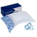 Decorative Plump Cooling Shredded Memory Foam Bed Pillows Adjustable Firm Support Pillow for Side and Back Sleepers Curved Pillows Set... - Orthopedic Shredded Foam Bed Pillow Set - Default Title