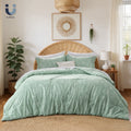 Hypoallergenic Cloud 3 Pieces Sage Green Floral Comforter Sets, 1 Botanical Flowers Reversible Comforter and 2 Pillow Shams, Queen Size Be... - Cloud-Like Soft Lightweight Bed Comforter - Default Title