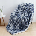 Reversible Sherpa Faux Fur Throw Blanket for Couch Luxury Fluffy Thick Bubble Blanket Warm Cozy Throw for Bedroom Living Room, 50" x 60... - Lightweight Plush Warm Blanket for All Seasons - Default Title
