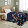 Cozy Fleece Quilted Throw Blanket 60x80 inches, Kids Character Bedding - Super Soft Reversible Sherpa Flannel Blanket - Default Title