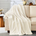 Cozy Fleece White Fleece Throw Blanket for Couch, Super Soft Cozy Blankets and Throws, Decorative Fleece Blankets for Women Men G... - Lightweight Plush Warm Blanket for All Seasons - Default Title