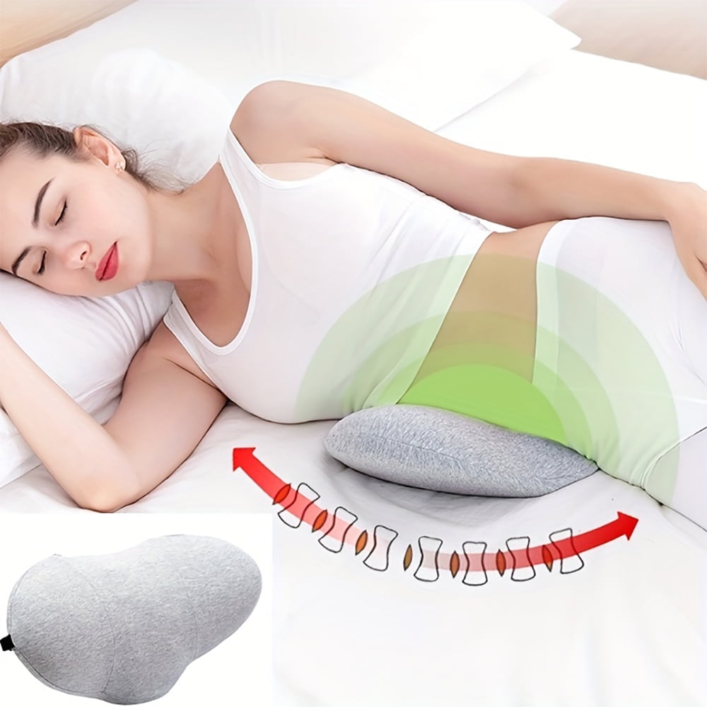 Hotel Collection Effective Support Adult Breathable Lumbar Bed Pillow, Soft, 1 Pack - Ergonomic Memory Foam Pillow for Neck Pain Support - Default Title