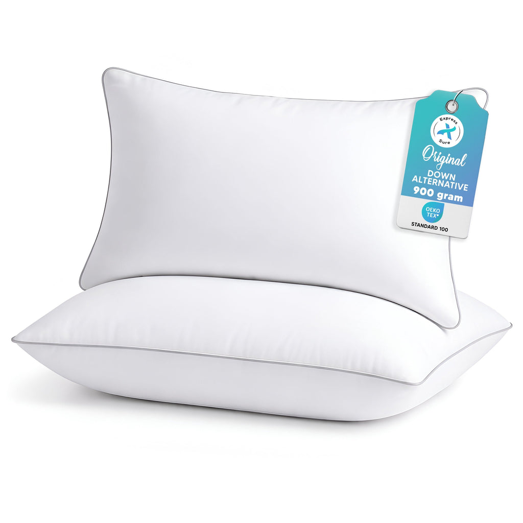 Ergonomic Memory Foam 2-Pack Standard Bed Pillows – Soft, Breathable & Hypoallergenic for Better Sleep - Ergonomic Memory Foam Pillow for Neck Pain Support - Default Title