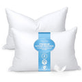 Ergonomic Memory Foam Goose Feather and Down Pillows Queen Size Set of 2 Luxury Hotel Bed Pillows with Cotton Cover - Ergonomic Memory Foam Pillow for Neck Pain Support - Default Title