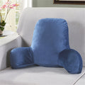 Ergonomic Memory Foam Backrest Pillow with Arms, Back Rest for Bed Sitting, Plush Big Backrest Lumbar Support Chair Cushion, Foam ... - Hotel Quality Plush Sleeping Pillows - Default Title