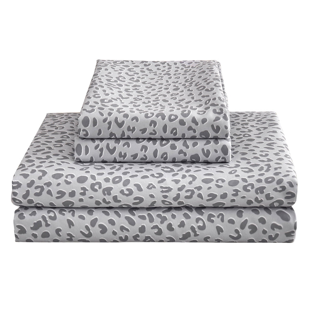 Wrinkle-Resistant Floral King Sheets, Soft Breathable Microfiber Printed Bed Sheet Set, Deep Pocket Non-Slip Fitted Sheet Included - Luxury Bed Sheet Set with Deep Pockets - Default Title