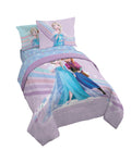 Fluffy Down Alternative The Poet Inside 5 Piece Twin Size Kids Comforter Set wth Sham - Super Soft Elsa Bed Set for Kids - Cloud-Like Soft Lightweight Bed Comforter - Default Title