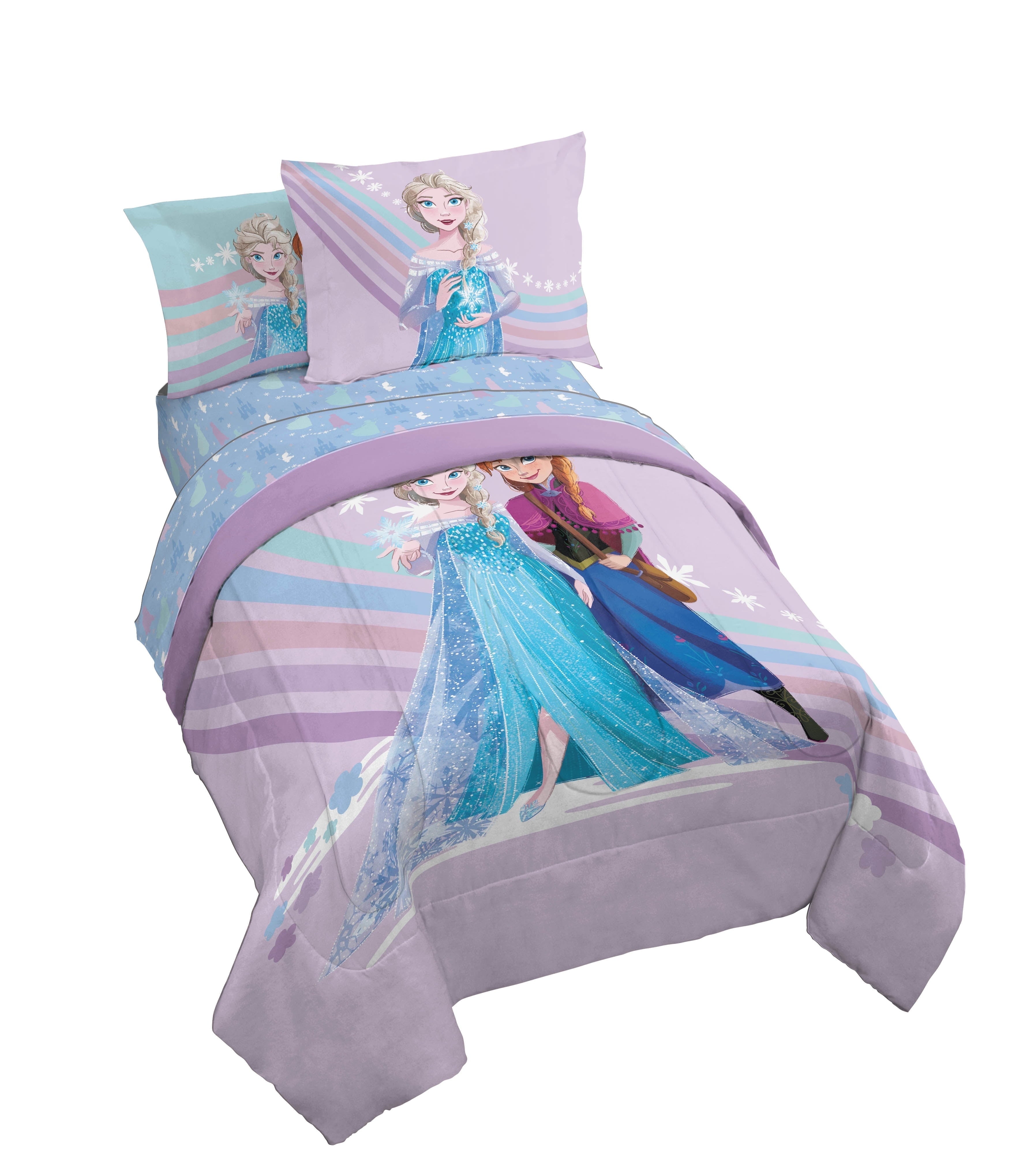 Fluffy Down Alternative The Poet Inside 5 Piece Twin Size Kids Comforter Set wth Sham - Super Soft Elsa Bed Set for Kids - Cloud-Like Soft Lightweight Bed Comforter - Default Title