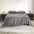 Wrinkle-Resistant Full Size Bed Sheets, 4 Piece Sheets 14” Deep Pocket Sheet & Pillowcase Sets Soft Microfiber Luxury Bedding Fitted Sh... - Premium Ultra-Soft Pillowcase Pair for Sleeping - Default Title