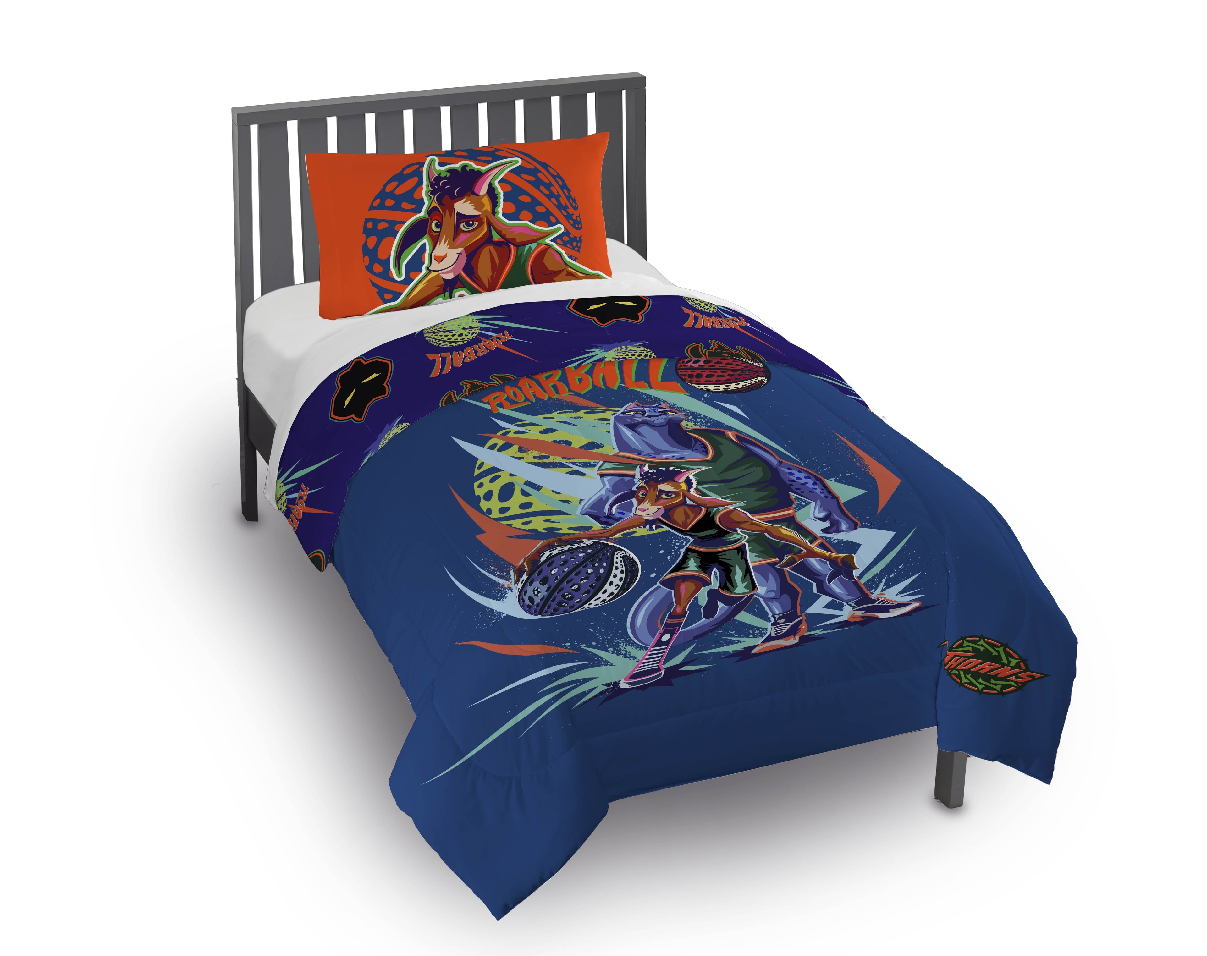 Heavyweight Warmth 2 Piece Twin/Full Kids Reversible Comforter and Pillowcase Bedding Set, Multicolor,Twin/Full - Hypoallergenic Ultra-Fluffy Quilt for Winter - Default Title