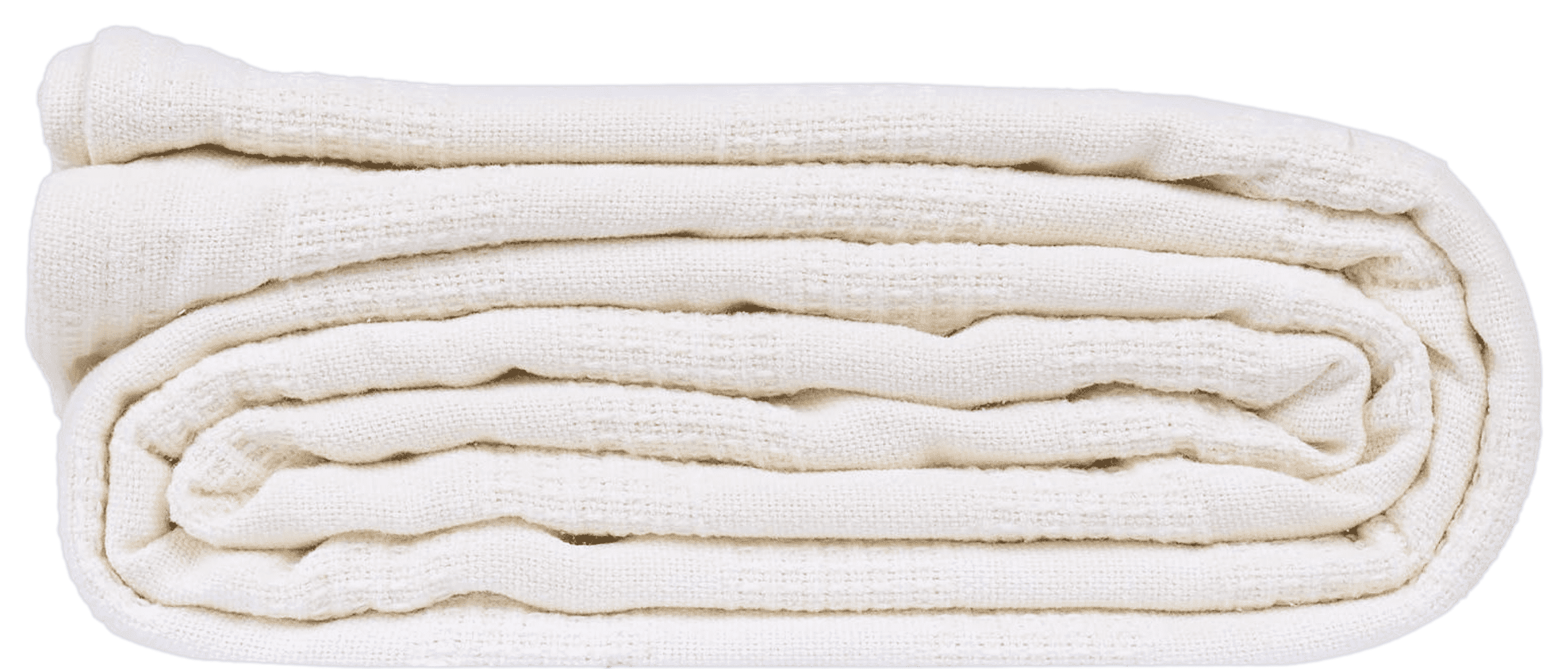 Lightweight Warm Hospital Thermal Blanket Throw Snag Free | 100% Cotton | Twin 66"x90" | White (1) - Lightweight Plush Warm Blanket for All Seasons - Default Title
