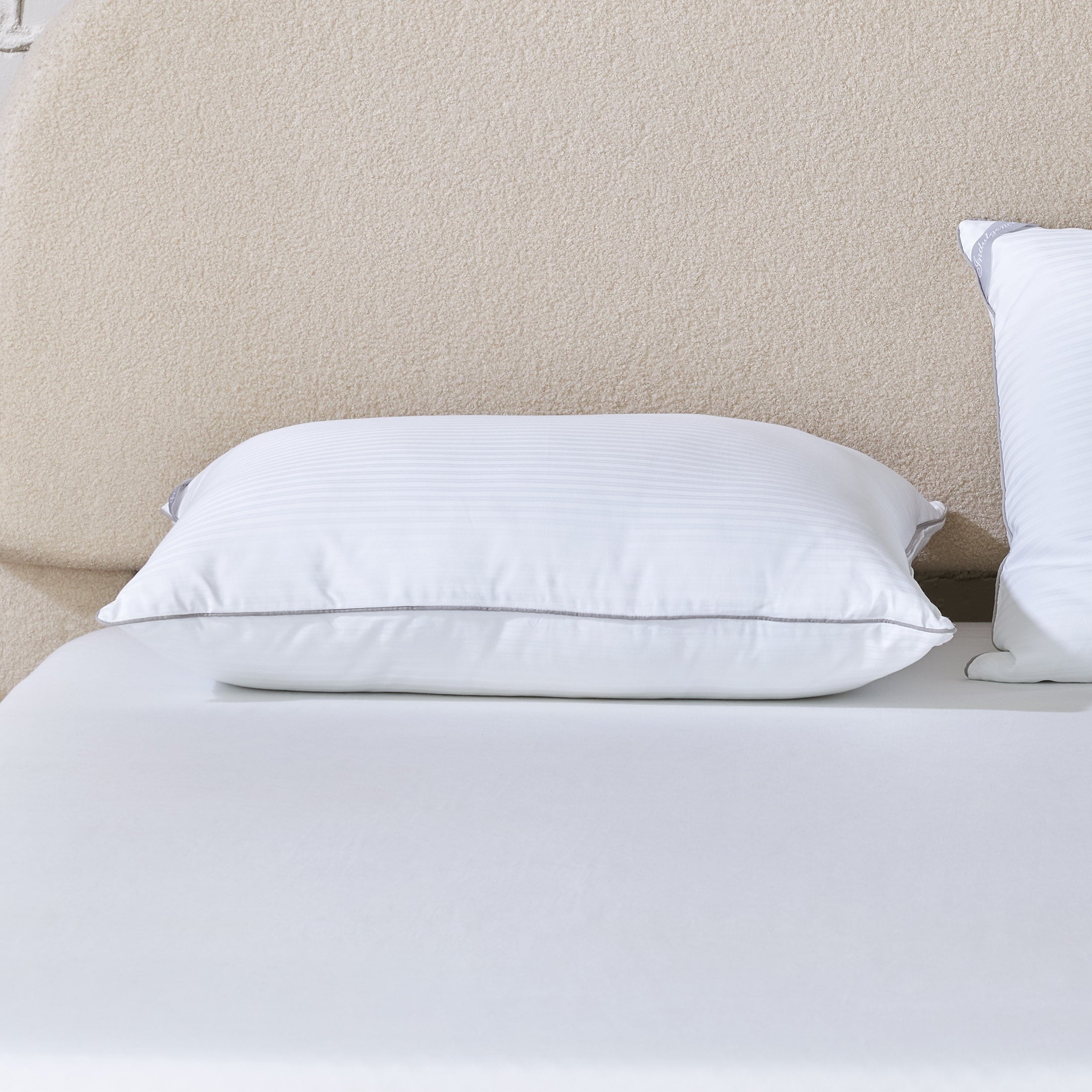Orthopedic Support Down Alternative Bed Pillow, Standard/Queen - Orthopedic Shredded Foam Bed Pillow Set - Default Title