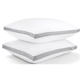 Hotel Collection 2 Pack Cotton Down Alternative Pillows,Queen Size Bed Pillows Gusseted Hypoallergenic - Decorative Throw Pillow Cushion for Sofa & Bed - Default Title