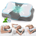 Hotel Collection Memory Foam Cervical Pillow for Sleeping Support - Orthopedic Bed Pillow for Neck, Shoulder Pain Relief, Adults, Side... - Hotel Quality Plush Sleeping Pillows - Default Title