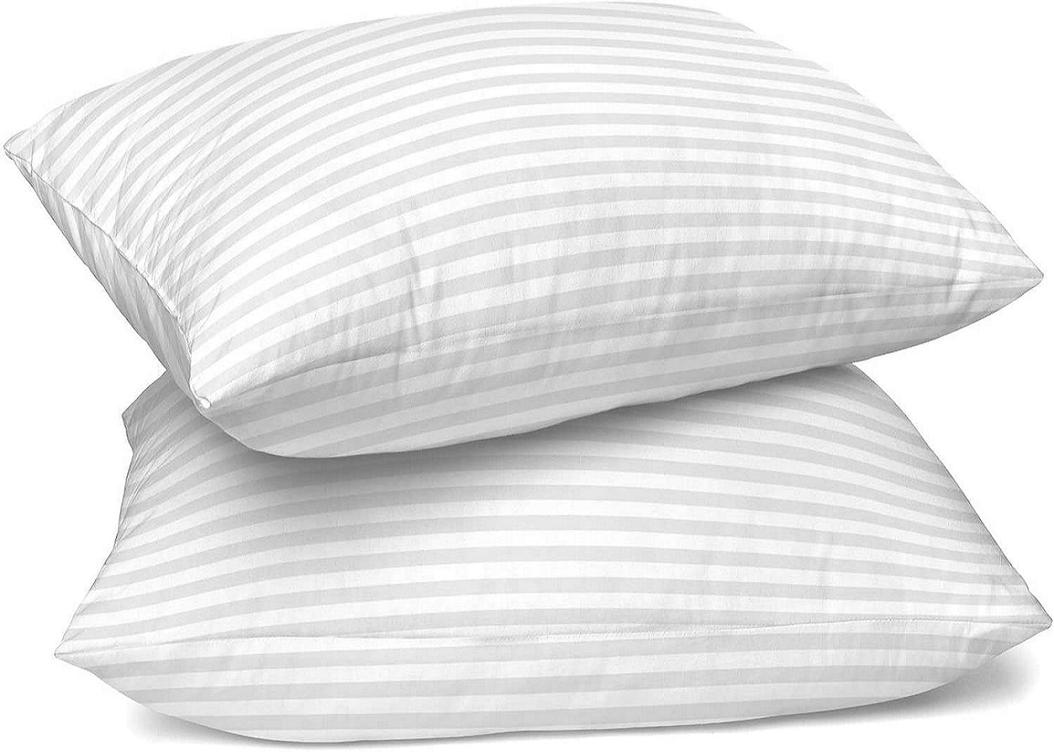 Ergonomic Memory Foam King Bed Pillows Set of 2- Comfortable Breathable Bed Pillows for Sleeping (White, 20x36) - Ergonomic Memory Foam Pillow for Neck Pain Support - Default Title