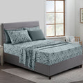 Ultra-Soft Queen Bed Sheets Set - 6 Piece Brushed Microfiber Bed Sheet - Shrinkage and Fade Resistant - (Queen, Grey) - Luxury Bed Sheet Set with Deep Pockets - Default Title
