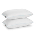 Ergonomic Memory Foam Classic Stripe Bed Pillows Standard / Queen Size Set Of 2, Enhanced Loft Plush Pillow for All Sleep Positions, 20" x ... - Ergonomic Memory Foam Pillow for Neck Pain Support - Default Title