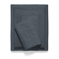 Breathable Luxury Microfiber Bed Sheet Set, Grey Stone, Full, 4 Pieces - Premium Ultra-Soft Pillowcase Pair for Sleeping - Default Title