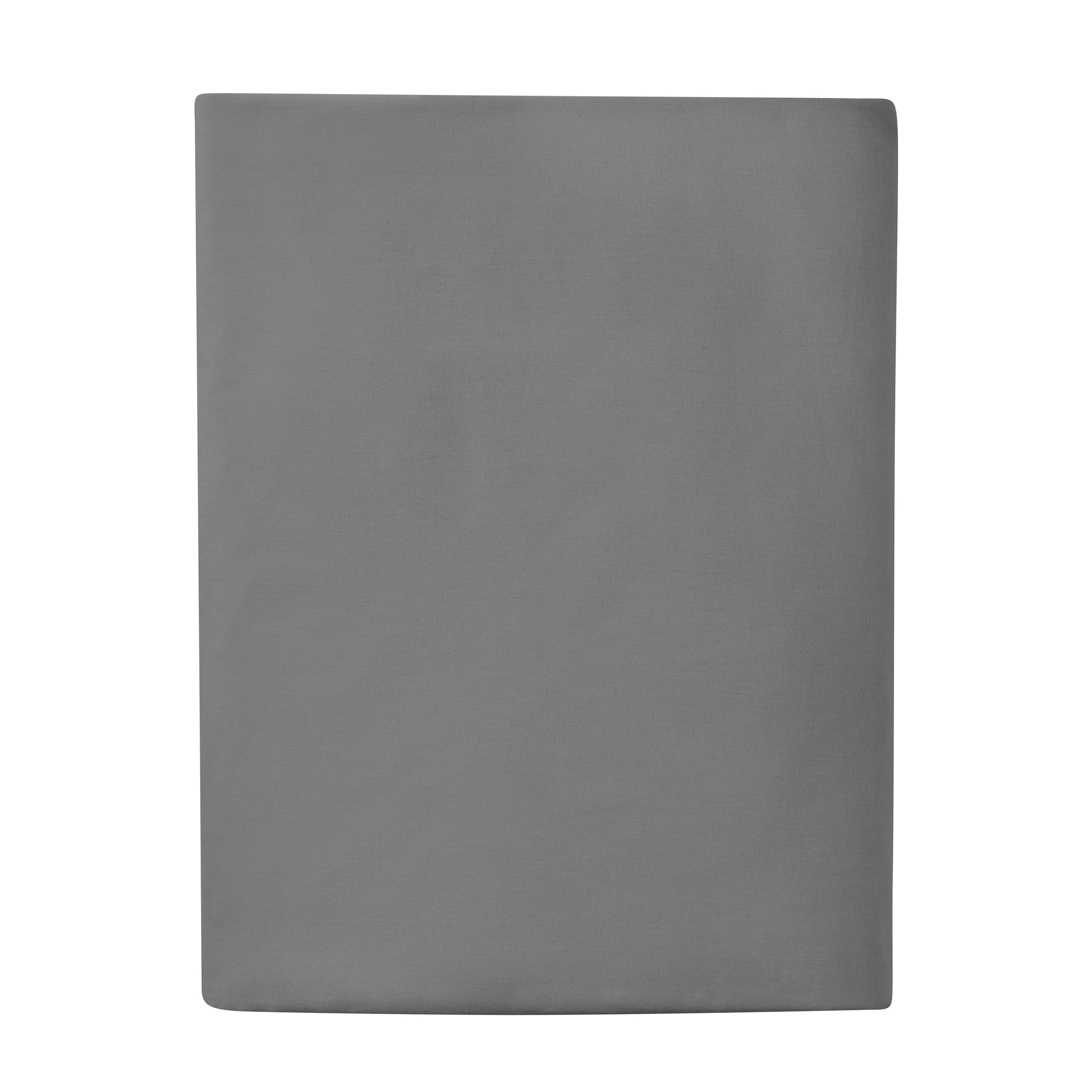 Cooling Sateen Solid Soothing-Gray Cotton Blend Fitted Sheet, Twin/Twin XL - Cooling Hotel Quality Bedding Sheets and Pillowcases - Default Title
