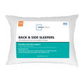 Ergonomic Memory Foam Back & Side Sleeper Bed Pillow, Standard/Queen - Extra Firm Support - Ergonomic Memory Foam Pillow for Neck Pain Support - Default Title